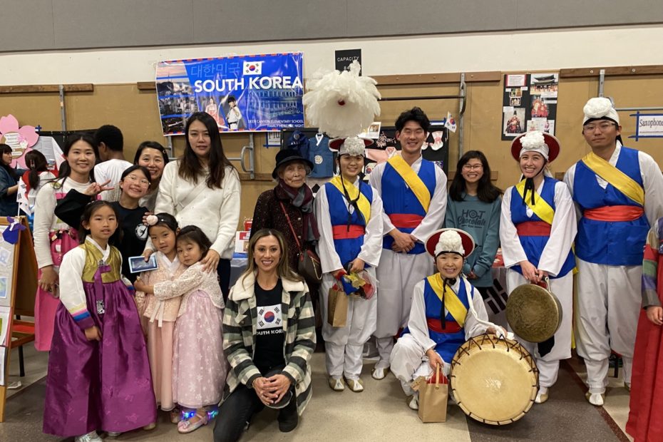 Family Heritage Night at Deer Canyon Elementary San Diego Korean